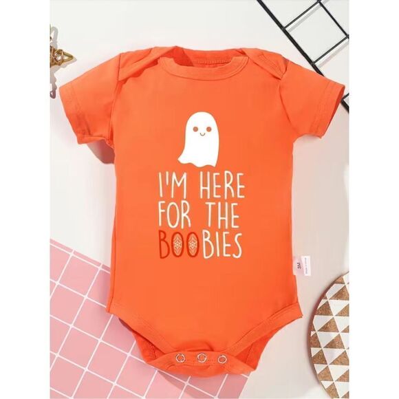 New Halloween Funny Pattern Baby Romper 3-6M - Picture 1 of 2